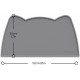 OHMO Bowl Mat for Small Dogs and Cats, Mat for Cat Bowl, Non-Slip Silicone Feeding Mat, Waterproof, Beige, 52 x 30 cm OHMO Bowl Mat for Small Dogs and Cats, Mat for Cat Bowl, Non-Slip Silicone Feeding Mat, Waterproof, Beige, 52 x 30 cm