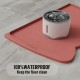 OHMO Bowl Mat for Small Dogs and Cats, Mat for Cat Bowl, Non-Slip Silicone Feeding Mat, Waterproof, Beige, 52 x 30 cm OHMO Bowl Mat for Small Dogs and Cats, Mat for Cat Bowl, Non-Slip Silicone Feeding Mat, Waterproof, Beige, 52 x 30 cm