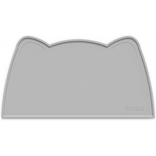 OHMO Bowl Mat for Small Dogs and Cats, Mat for Cat Bowl, Non-Slip Silicone Feeding Mat, Waterproof, Beige, 52 x 30 cm OHMO Bowl Mat for Small Dogs and Cats, Mat for Cat Bowl, Non-Slip Silicone Feeding Mat, Waterproof, Beige, 52 x 30 cm