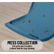 OHMO Bowl Mat for Small Dogs and Cats, Mat for Cat Bowl, Non-Slip Silicone Feeding Mat, Waterproof, Beige, 52 x 30 cm