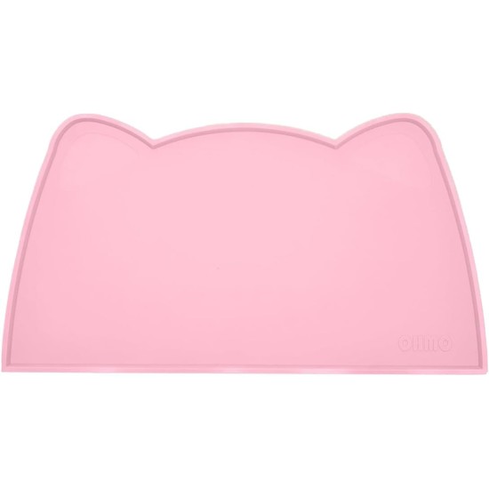 OHMO Bowl Mat for Small Dogs and Cats, Mat for Cat Bowl, Non-Slip Silicone Feeding Mat, Waterproof, Beige, 52 x 30 cm OHMO Bowl Mat for Small Dogs and Cats, Mat for Cat Bowl, Non-Slip Silicone Feeding Mat, Waterproof, Beige, 52 x 30 cm