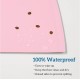 OHMO Bowl Mat for Small Dogs and Cats, Mat for Cat Bowl, Non-Slip Silicone Feeding Mat, Waterproof, Beige, 52 x 30 cm