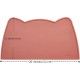 OHMO Bowl Mat for Small Dogs and Cats, Mat for Cat Bowl, Non-Slip Silicone Feeding Mat, Waterproof, Beige, 52 x 30 cm