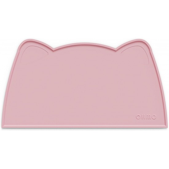 OHMO Bowl Mat for Small Dogs and Cats, Mat for Cat Bowl, Non-Slip Silicone Feeding Mat, Waterproof, Beige, 52 x 30 cm OHMO Bowl Mat for Small Dogs and Cats, Mat for Cat Bowl, Non-Slip Silicone Feeding Mat, Waterproof, Beige, 52 x 30 cm