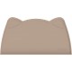 OHMO Bowl Mat for Small Dogs and Cats, Mat for Cat Bowl, Non-Slip Silicone Feeding Mat, Waterproof, Beige, 52 x 30 cm OHMO Bowl Mat for Small Dogs and Cats, Mat for Cat Bowl, Non-Slip Silicone Feeding Mat, Waterproof, Beige, 52 x 30 cm