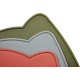 OHMO Bowl Mat for Small Dogs and Cats, Mat for Cat Bowl, Non-Slip Silicone Feeding Mat, Waterproof, Beige, 52 x 30 cm