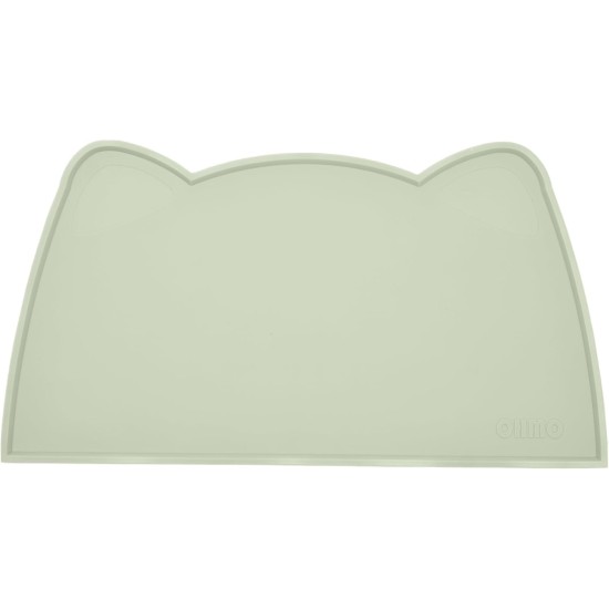 OHMO Bowl Mat for Small Dogs and Cats, Mat for Cat Bowl, Non-Slip Silicone Feeding Mat, Waterproof, Beige, 52 x 30 cm OHMO Bowl Mat for Small Dogs and Cats, Mat for Cat Bowl, Non-Slip Silicone Feeding Mat, Waterproof, Beige, 52 x 30 cm