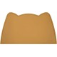 OHMO Bowl Mat for Small Dogs and Cats, Mat for Cat Bowl, Non-Slip Silicone Feeding Mat, Waterproof, Beige, 52 x 30 cm