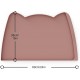 OHMO Bowl Mat for Small Dogs and Cats, Mat for Cat Bowl, Non-Slip Silicone Feeding Mat, Waterproof, Beige, 52 x 30 cm OHMO Bowl Mat for Small Dogs and Cats, Mat for Cat Bowl, Non-Slip Silicone Feeding Mat, Waterproof, Beige, 52 x 30 cm