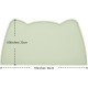 OHMO Bowl Mat for Small Dogs and Cats, Mat for Cat Bowl, Non-Slip Silicone Feeding Mat, Waterproof, Beige, 52 x 30 cm