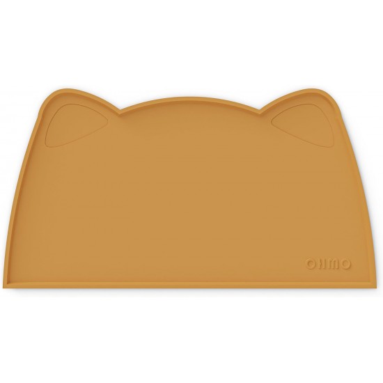 OHMO Bowl Mat for Small Dogs and Cats, Mat for Cat Bowl, Non-Slip Silicone Feeding Mat, Waterproof, Beige, 52 x 30 cm OHMO Bowl Mat for Small Dogs and Cats, Mat for Cat Bowl, Non-Slip Silicone Feeding Mat, Waterproof, Beige, 52 x 30 cm