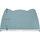 OHMO Bowl Mat for Small Dogs and Cats, Mat for Cat Bowl, Non-Slip Silicone Feeding Mat, Waterproof, Beige, 52 x 30 cm