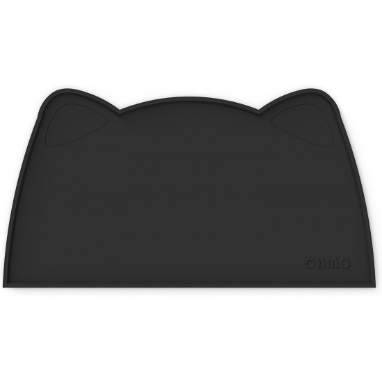 OHMO Bowl Mat for Small Dogs and Cats, Mat for Cat Bowl, Non-Slip Silicone Feeding Mat, Waterproof, Beige, 52 x 30 cm OHMO Bowl Mat for Small Dogs and Cats, Mat for Cat Bowl, Non-Slip Silicone Feeding Mat, Waterproof, Beige, 52 x 30 cm