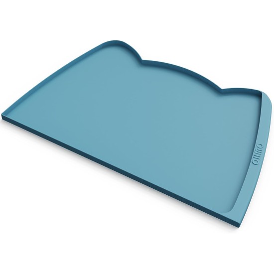 OHMO Bowl Mat for Small Dogs and Cats, Mat for Cat Bowl, Non-Slip Silicone Feeding Mat, Waterproof, Beige, 52 x 30 cm OHMO Bowl Mat for Small Dogs and Cats, Mat for Cat Bowl, Non-Slip Silicone Feeding Mat, Waterproof, Beige, 52 x 30 cm