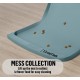 OHMO Bowl Mat for Small Dogs and Cats, Mat for Cat Bowl, Non-Slip Silicone Feeding Mat, Waterproof, Beige, 52 x 30 cm
