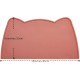 OHMO Bowl Mat for Small Dogs and Cats, Mat for Cat Bowl, Non-Slip Silicone Feeding Mat, Waterproof, Beige, 52 x 30 cm