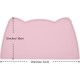 OHMO Bowl Mat for Small Dogs and Cats, Mat for Cat Bowl, Non-Slip Silicone Feeding Mat, Waterproof, Beige, 52 x 30 cm