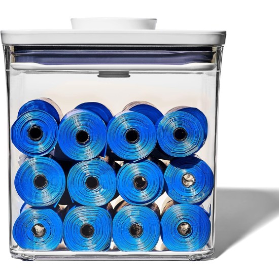 OXO Good Grips Pet Pop Container - 2.6L, Ideal for up to 3lb Dog Food or 2lb Cat Food, Airtight Storage Container for Dog and Cat Food, BPA Free OXO Good Grips Pet Pop Container - 2.6L, Ideal for up to 3lb Dog Food or 2lb Cat Food, Airtight Storage Container for Dog and Cat Food, BPA Free
