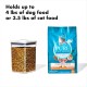 OXO Good Grips Pet Pop Container - 2.6L, Ideal for up to 3lb Dog Food or 2lb Cat Food, Airtight Storage Container for Dog and Cat Food, BPA Free OXO Good Grips Pet Pop Container - 2.6L, Ideal for up to 3lb Dog Food or 2lb Cat Food, Airtight Storage Container for Dog and Cat Food, BPA Free
