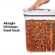 OXO Good Grips Pet Pop Container - 2.6L, Ideal for up to 3lb Dog Food or 2lb Cat Food, Airtight Storage Container for Dog and Cat Food, BPA Free OXO Good Grips Pet Pop Container - 2.6L, Ideal for up to 3lb Dog Food or 2lb Cat Food, Airtight Storage Container for Dog and Cat Food, BPA Free