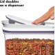 OXO Good Grips Pet Pop Container - 2.6L, Ideal for up to 3lb Dog Food or 2lb Cat Food, Airtight Storage Container for Dog and Cat Food, BPA Free OXO Good Grips Pet Pop Container - 2.6L, Ideal for up to 3lb Dog Food or 2lb Cat Food, Airtight Storage Container for Dog and Cat Food, BPA Free
