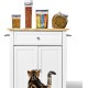 OXO Good Grips Pet Pop Container - 2.6L, Ideal for up to 3lb Dog Food or 2lb Cat Food, Airtight Storage Container for Dog and Cat Food, BPA Free OXO Good Grips Pet Pop Container - 2.6L, Ideal for up to 3lb Dog Food or 2lb Cat Food, Airtight Storage Container for Dog and Cat Food, BPA Free