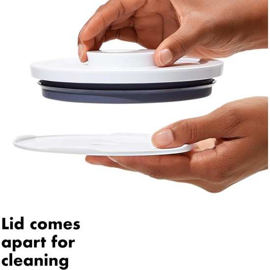 OXO Good Grips Pet Pop Container - 2.6L, Ideal for up to 3lb Dog Food or 2lb Cat Food, Airtight Storage Container for Dog and Cat Food, BPA Free OXO Good Grips Pet Pop Container - 2.6L, Ideal for up to 3lb Dog Food or 2lb Cat Food, Airtight Storage Container for Dog and Cat Food, BPA Free
