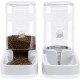 Old Tjikko Automatic Food and Water Dispenser for Cats and Dogs, Automatic Feeder and Water Drinker Set for Small Animals, Dog Bowl, 3.8 Litres PBA Free
