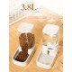 Old Tjikko Automatic Food and Water Dispenser for Cats and Dogs, Automatic Feeder and Water Drinker Set for Small Animals, Dog Bowl, 3.8 Litres PBA Free