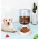 Old Tjikko Automatic Food and Water Dispenser for Cats and Dogs, Automatic Feeder and Water Drinker Set for Small Animals, Dog Bowl, 3.8 Litres PBA Free