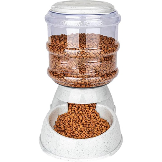 Old Tjikko Automatic Food and Water Dispenser for Cats and Dogs, Automatic Feeder and Water Drinker Set for Small Animals, Dog Bowl, 3.8 Litres PBA Free Old Tjikko Automatic Food and Water Dispenser for Cats and Dogs, Automatic Feeder and Water Drinker Set for Small Animals, Dog Bowl, 3.8 Litres PBA Free
