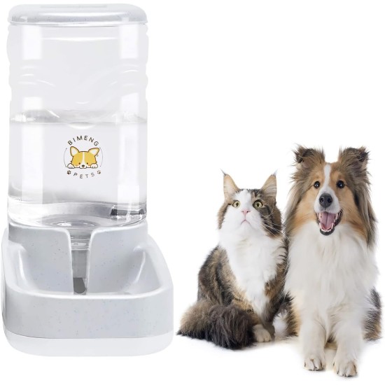 Old Tjikko Automatic Food and Water Dispenser for Cats and Dogs, Automatic Feeder and Water Drinker Set for Small Animals, Dog Bowl, 3.8 Litres PBA Free Old Tjikko Automatic Food and Water Dispenser for Cats and Dogs, Automatic Feeder and Water Drinker Set for Small Animals, Dog Bowl, 3.8 Litres PBA Free
