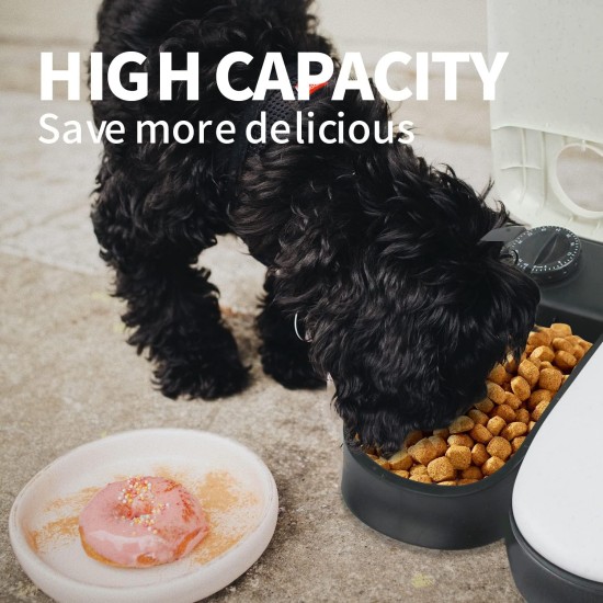 PAWISE Automatic Cat Feeder Wet Food - Battery Operated Cat Food Automatic with Timer for 48 Hour Planning, Easy to Use, Health and Safety thanks to Ice Pack PAWISE Automatic Cat Feeder Wet Food - Battery Operated Cat Food Automatic with Timer for 48 Hour Planning, Easy to Use, Health and Safety thanks to Ice Pack