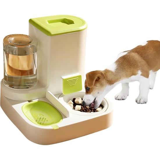 PETCUTE 2-in-1 Automatic Food and Water Dispenser for Pets, Large Capacity Cat Feeder for Pets, Easy to Clean, for Wet/Dry Food PETCUTE 2-in-1 Automatic Food and Water Dispenser for Pets, Large Capacity Cat Feeder for Pets, Easy to Clean, for Wet/Dry Food