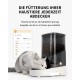 PETKIT Automatic Cat Feeder, 3 L, 1–10 Meals/Day for 1–15 Days, 304 Stainless Steel Bowl, Fresh Lock Technology PETKIT Automatic Cat Feeder, 3 L, 1–10 Meals/Day for 1–15 Days, 304 Stainless Steel Bowl, Fresh Lock Technology