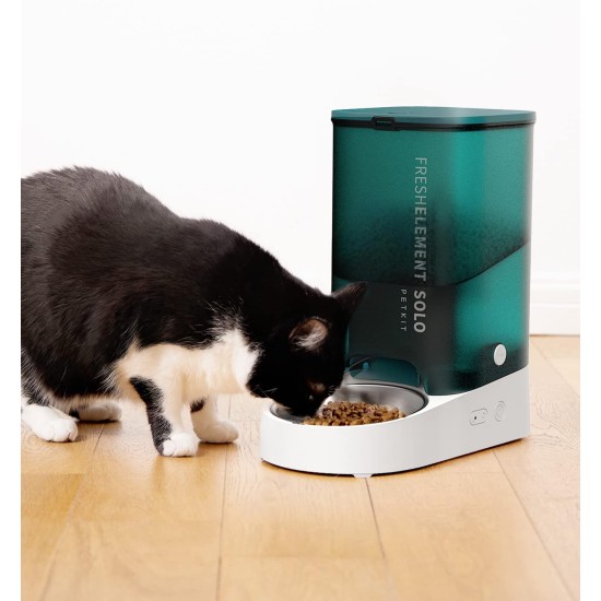 PETKIT Automatic Cat Feeder, 3 L, 1–10 Meals/Day for 1–15 Days, 304 Stainless Steel Bowl, Fresh Lock Technology PETKIT Automatic Cat Feeder, 3 L, 1–10 Meals/Day for 1–15 Days, 304 Stainless Steel Bowl, Fresh Lock Technology
