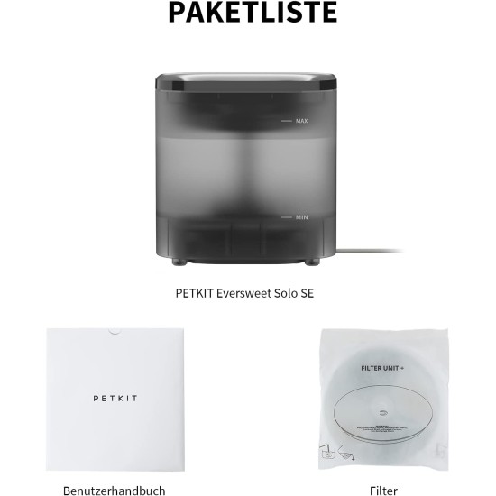 PETKIT Cybertail Cat Drinking Fountain, Dog Water Dispenser, 1.85 L Cat/Dog Water Fountain, Intelligent LED Light, 25 dB Extremely Quiet, Corded Water Dispenser, Cordless Water Pump PETKIT Cybertail Cat Drinking Fountain, Dog Water Dispenser, 1.85 L Cat/Dog Water Fountain, Intelligent LED Light, 25 dB Extremely Quiet, Corded Water Dispenser, Cordless Water Pump