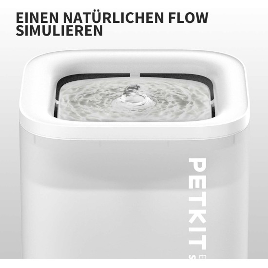 PETKIT Cybertail Cat Drinking Fountain, Dog Water Dispenser, 1.85 L Cat/Dog Water Fountain, Intelligent LED Light, 25 dB Extremely Quiet, Corded Water Dispenser, Cordless Water Pump PETKIT Cybertail Cat Drinking Fountain, Dog Water Dispenser, 1.85 L Cat/Dog Water Fountain, Intelligent LED Light, 25 dB Extremely Quiet, Corded Water Dispenser, Cordless Water Pump