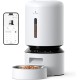 PETLIBRO 5L Automatic Cat Feeder, 5G/2.4G WiFi Intelligent Cat Food, Dry Food Dispenser for Cats, Cat or Dogs with App Control, 1-10 Meals a Day, White
