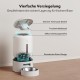 PETLIBRO 5L Automatic Cat Feeder, 5G/2.4G WiFi Intelligent Cat Food, Dry Food Dispenser for Cats, Cat or Dogs with App Control, 1-10 Meals a Day, White