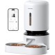PETLIBRO 5L Automatic Feeder for 2 Cats and Dogs with App, 5G WiFi Pet Feeder, Automatic Cat Feeder with Sensor for Low Feed, 1-10 Meals a Day