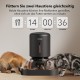 PETLIBRO 5L Automatic Feeder for 2 Cats and Dogs with App, 5G WiFi Pet Feeder, Automatic Cat Feeder with Sensor for Low Feed, 1-10 Meals a Day