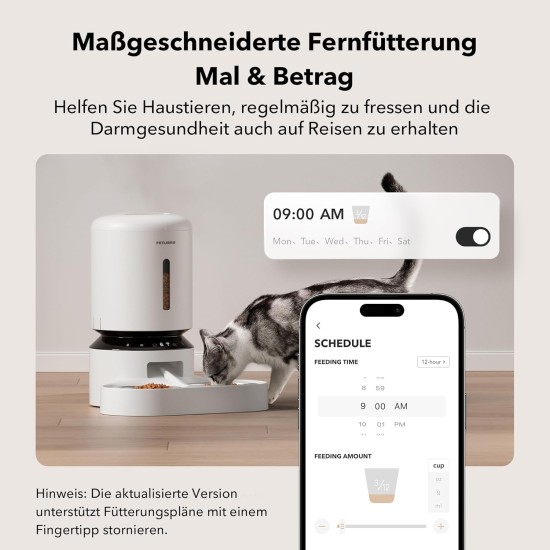 PETLIBRO 5L Automatic Feeder for 2 Cats and Dogs with App, 5G WiFi Pet Feeder, Automatic Cat Feeder with Sensor for Low Feed, 1-10 Meals a Day PETLIBRO 5L Automatic Feeder for 2 Cats and Dogs with App, 5G WiFi Pet Feeder, Automatic Cat Feeder with Sensor for Low Feed, 1-10 Meals a Day