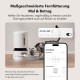 PETLIBRO 5L Automatic Feeder for 2 Cats and Dogs with App, 5G WiFi Pet Feeder, Automatic Cat Feeder with Sensor for Low Feed, 1-10 Meals a Day