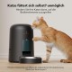 PETLIBRO Automatic Cat Feeder, Wireless 2.4G WiFi Intelligent Feeder Cat, Rechargeable Battery with 30 Days Battery Life, with Stainless Steel Bowl, App Control PETLIBRO Automatic Cat Feeder, Wireless 2.4G WiFi Intelligent Feeder Cat, Rechargeable Battery with 30 Days Battery Life, with Stainless Steel Bowl, App Control