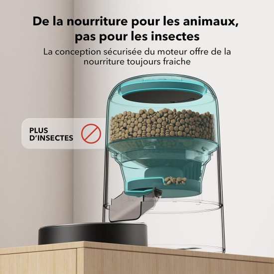 PETLIBRO Automatic Cat Feeder with App, Wireless 2.4G WiFi Enabled Intelligent Feeder, Rechargeable Battery with 30 Days Battery Life, with Stainless Steel Bowl, App Control PETLIBRO Automatic Cat Feeder with App, Wireless 2.4G WiFi Enabled Intelligent Feeder, Rechargeable Battery with 30 Days Battery Life, with Stainless Steel Bowl, App Control