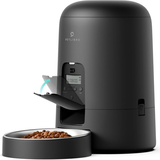 PETLIBRO Automatic Cat Feeder with App, Wireless 2.4G WiFi Enabled Intelligent Feeder, Rechargeable Battery with 30 Days Battery Life, with Stainless Steel Bowl, App Control PETLIBRO Automatic Cat Feeder with App, Wireless 2.4G WiFi Enabled Intelligent Feeder, Rechargeable Battery with 30 Days Battery Life, with Stainless Steel Bowl, App Control