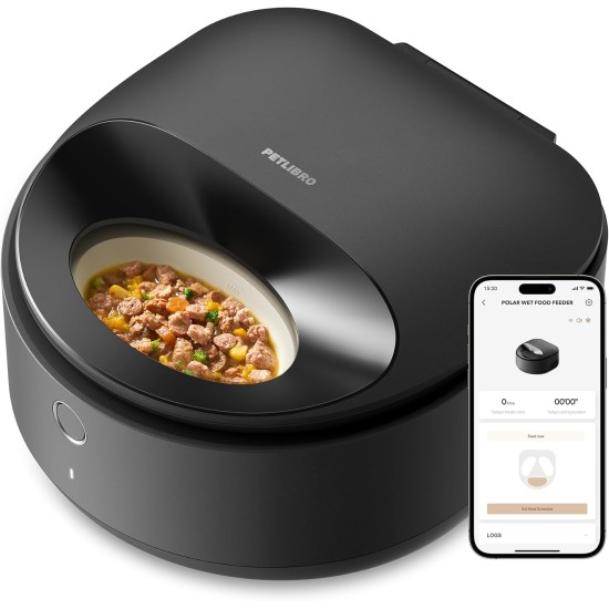 PETLIBRO Automatic Cat Wet Food, Wet Feeder with Semiconductor Cooling, 2.4 GHz Wi-Fi Smart App Control, 3 Days True Freshness, Wet Food Dispenser for Cats and Dogs PETLIBRO Automatic Cat Wet Food, Wet Feeder with Semiconductor Cooling, 2.4 GHz Wi-Fi Smart App Control, 3 Days True Freshness, Wet Food Dispenser for Cats and Dogs