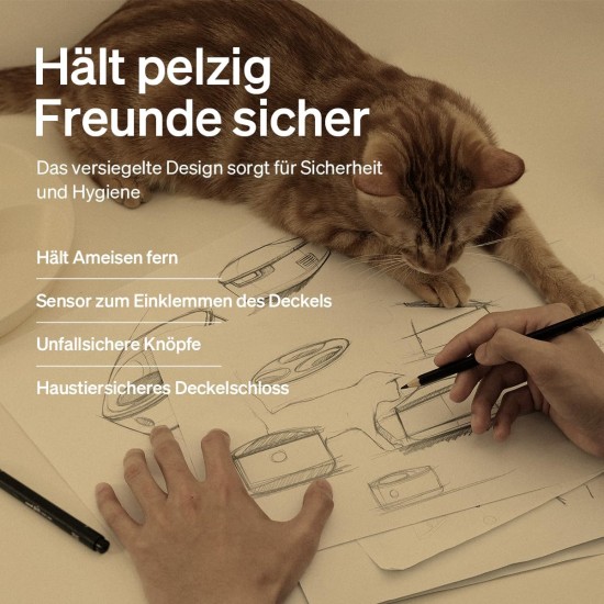 PETLIBRO Automatic Cat Wet Food, Wet Feeder with Semiconductor Cooling, 2.4 GHz Wi-Fi Smart App Control, 3 Days True Freshness, Wet Food Dispenser for Cats and Dogs PETLIBRO Automatic Cat Wet Food, Wet Feeder with Semiconductor Cooling, 2.4 GHz Wi-Fi Smart App Control, 3 Days True Freshness, Wet Food Dispenser for Cats and Dogs