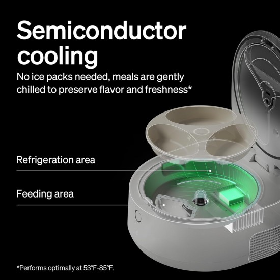 PETLIBRO Automatic Cat Wet Food with Dishwasher-Safe Stainless Steel Bowl, Wet Feeder with Semiconductor Cooling, 2.4 GHz Wi-Fi Smart App Control, 3 Days True Freshness, Wet Food Feeder PETLIBRO Automatic Cat Wet Food with Dishwasher-Safe Stainless Steel Bowl, Wet Feeder with Semiconductor Cooling, 2.4 GHz Wi-Fi Smart App Control, 3 Days True Freshness, Wet Food Feeder